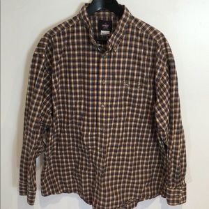 PBR PLAID LONG SLEEVE BUTTON DOWN SHIRT EUC SZ XXL